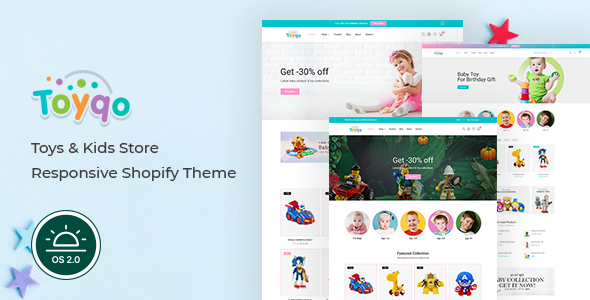 Toyqo-玩具和儿童商店响应式Shopify主题