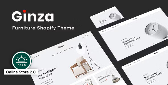 银座-简约家具Shopify主题