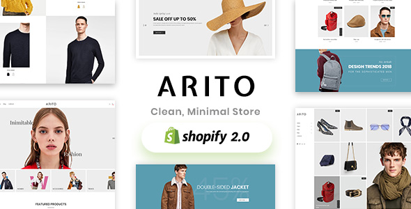 Shopify-Arito干净、简约的商店