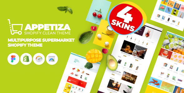 Appetiza-超市Shopify主题-在线杂货店和配送