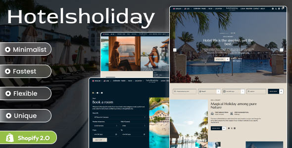 假日酒店-Shopify 2.0豪华酒店主题