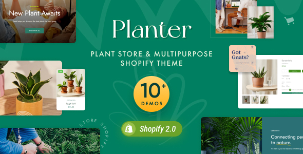 Planter-多用途部分Shopify主题