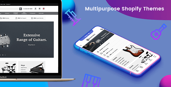 KalaMusic-乐器商店Shopify主题