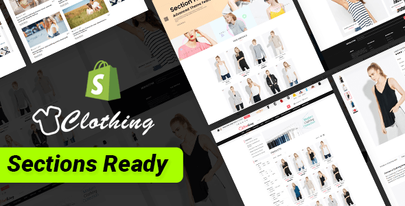 服装-多用途时尚拖放部分Shopify主题