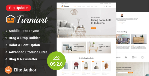 Furniart-室内家具店Shopify 2.0响应式主题
