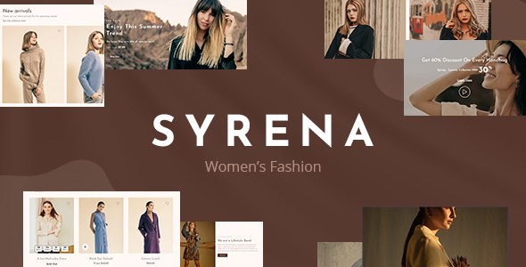 Syrena-多用途时尚响应Shopify主题