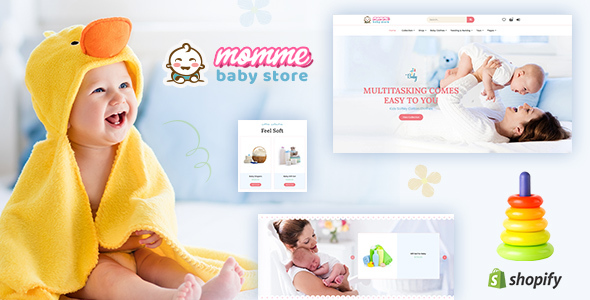 Momme-儿童商店，婴儿商店Shopify主题