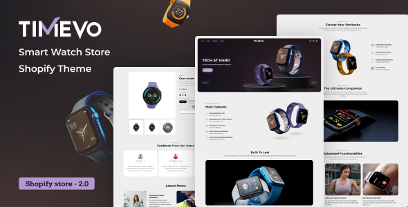 Timevo-单一产品商店登录页面Shopify主题
