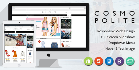 高级时尚Shopify主题| Comospolite