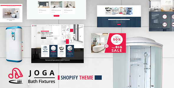 Joga |厨房商店，浴室家具Shopify主题