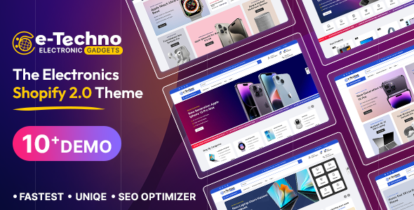 E-Technology-电子和小工具多用途Shopify 2.0响应式主题