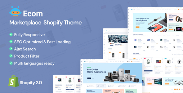 Ecom-多用途市场Shopify主题
