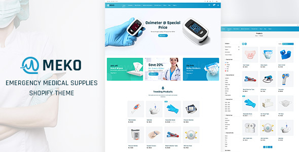 Meko-医疗商店Shopify主题