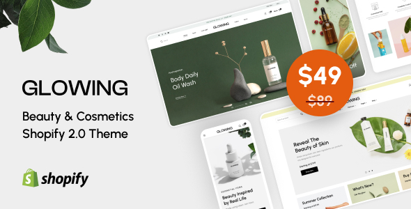 发光-美容和化妆品Shopify 2.0主题