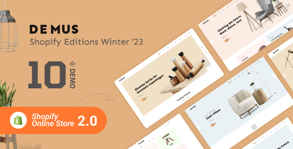 Demus-简洁、多功能、响应迅速的Shopify主题2.0