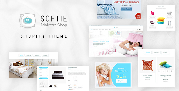 Softie | Shopify主题床、枕头、床垫和室内用品店