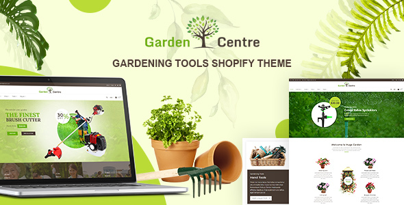 花园植物|园艺商店，景观服务Shopify主题