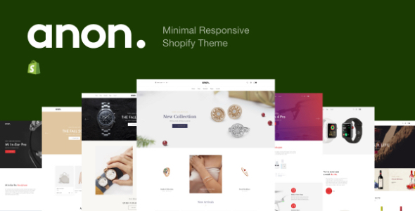 Anon-最小响应Shopify主题