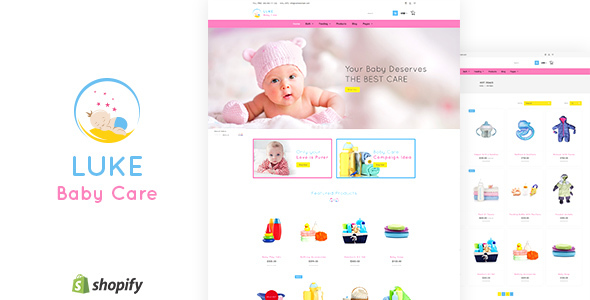 卢克-玩具店，婴儿Shopify主题