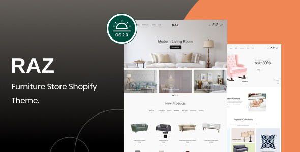 Raz–家具Shopify主题