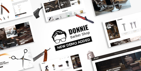 Donnie |理发店Shopify主题