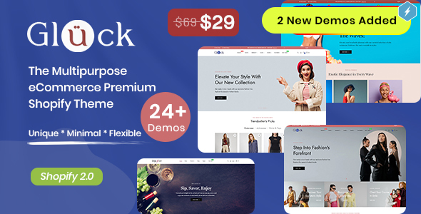 Gluck-多用途电子商务Shopify 2.0主题