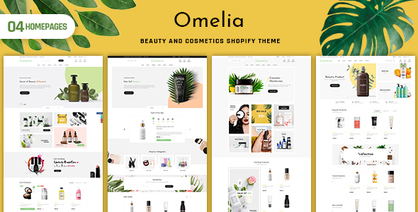 Omelia-美容与化妆品Shopify主题
