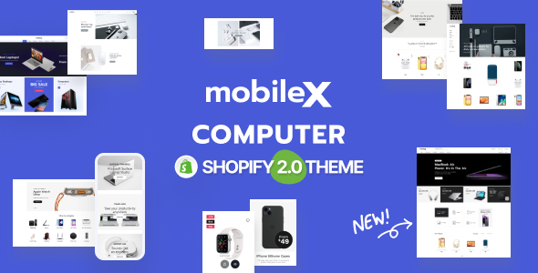 Mobilex-电脑商店，手机Shopify主题