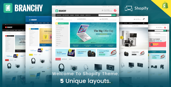 Branchy-分段多用途Shopify主题