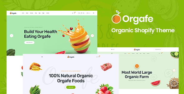 Orgafe-有机食品Shopify模板