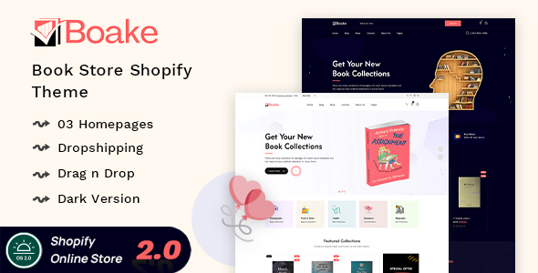 Baoke–书店Shopify主题
