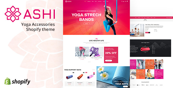 Ashi |瑜伽普拉提，健身Shopify主题