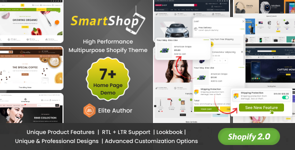 Smartshop多用途Shopify OS 2.0主题