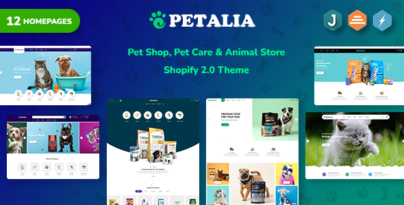 Petalia-宠物店和动物商店Shopify主题