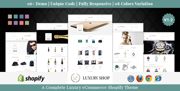 奢侈品商店-响应式Shopify主题