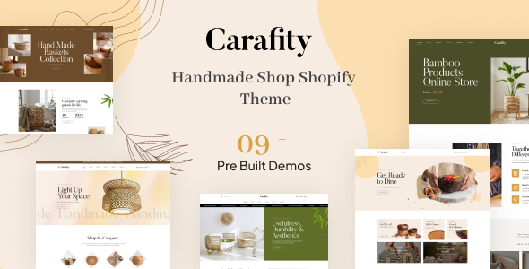 Carafity-竹制手工Shopify主题