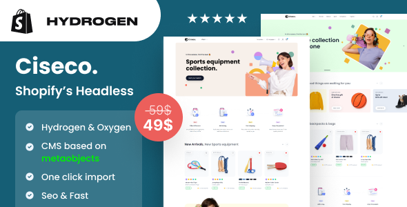 Ciseco-Hydrogen Shopify的无头商店主题