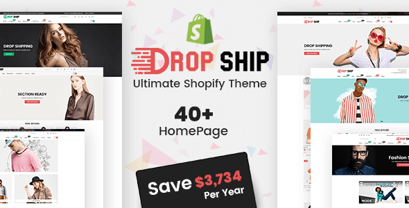 Dropshipping-时尚Shopify主题多用途响应模板
