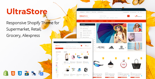UltraStore-适用于超市和零售店的响应式Shopify主题