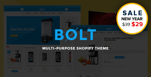 Bolt-电子商店Shopify主题和模板