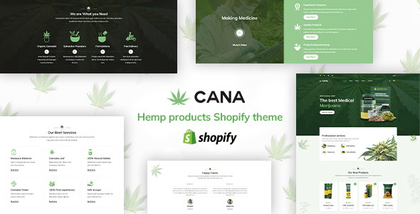 Cana-医疗大麻Shopify主题