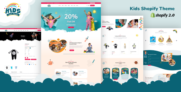 Kidscool-儿童时尚，玩具商店Shopify主题