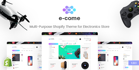 E-come |电子商店的多功能Shopify主题