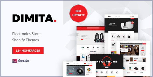 Dimita-Shopify的多用途电子主题