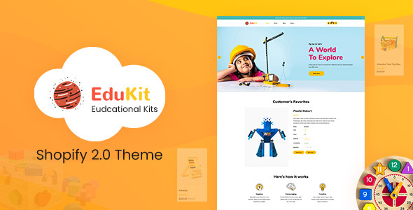 Edukit-教育玩具商店Shopify主题