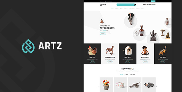 Artz |艺术，手工商店Shopify主题