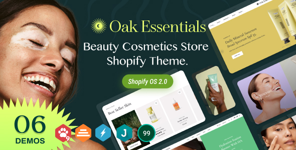 Aok-美容化妆品商店Shopify主题操作系统2.0