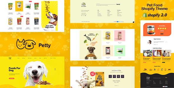 Petty-宠物店Shopify主题