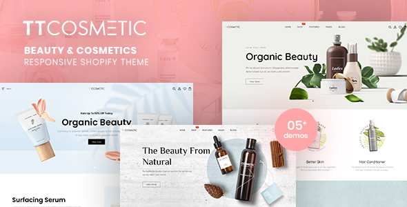 TTCosmetic-美容和化妆品商店响应式Shopify主题