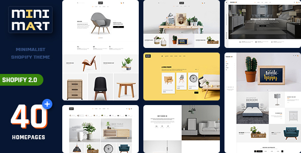 Minimart |家具、家居装饰、室内设计的最小Shopify主题